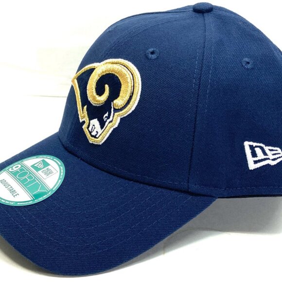 Los Angeles Rams NFL 2018 Blue 9Forty Adjustable Embroidered NOS Logo Cap - Picture 1 of 8
